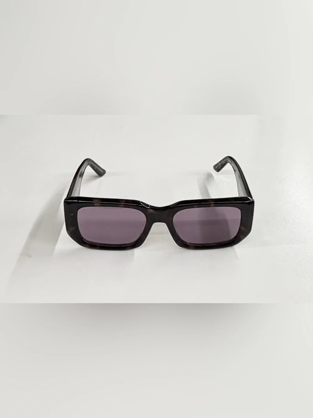 Quay Australia Tell Me More Sunglasses color cHazy Tort w/ Amethyst (HAZTRT/AMET